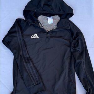 Adidas Black Quarter-Zip Hoodie